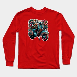 Colorful Scooter Long Sleeve T-Shirt